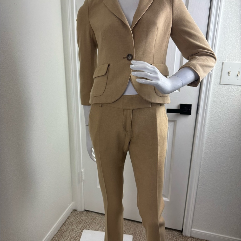 Loft Classic Tan Blazer Suit for woman’s.  B5 - Picture 11 of 17